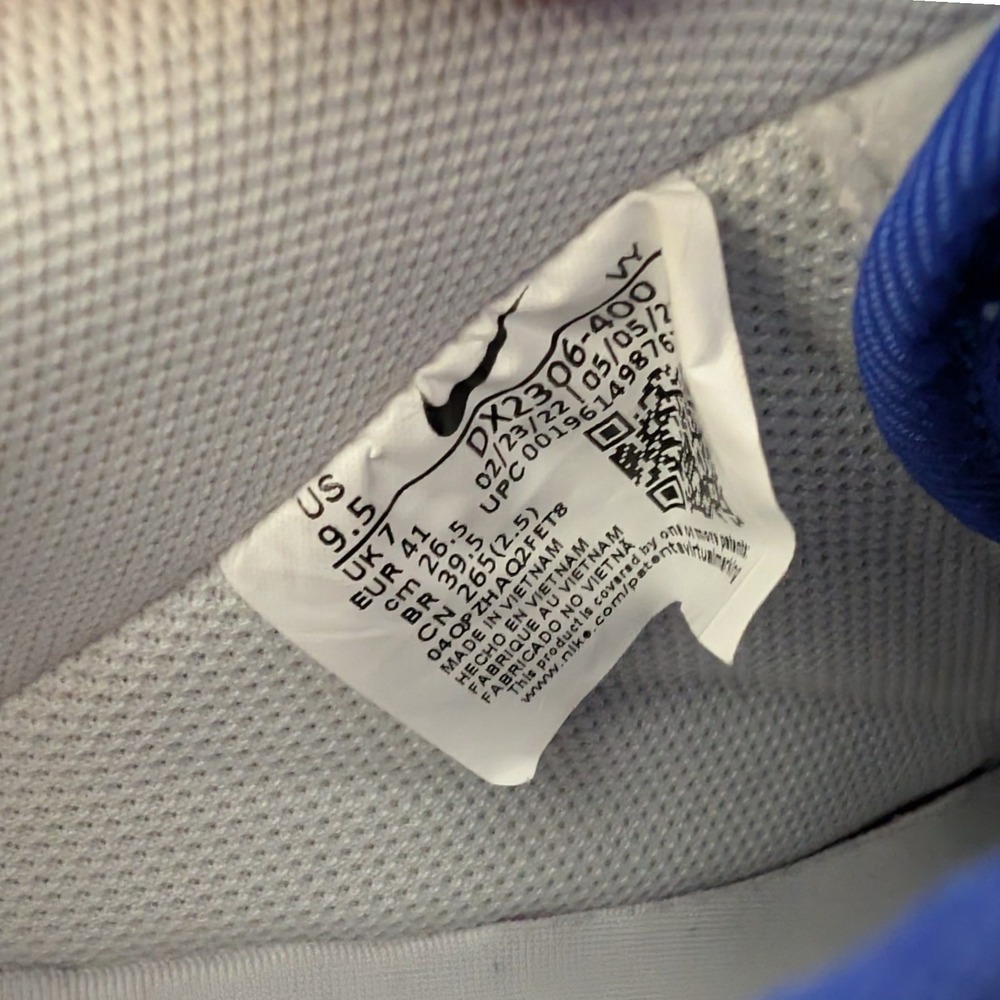 Nike Air Force One 07 LA Dodgers Lakers Patchwork Special Release Blue Women 9.5 - Picture 9 of 12